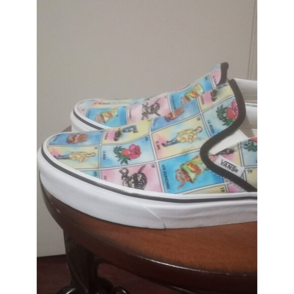 Los Vans Loteria Multi-Color Classic Sneakers Shoes Mens Sz 10 Women 11.5 - Picture 8 of 14